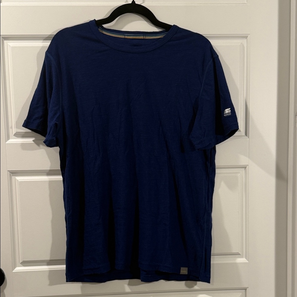 MERIWOOL Men’s Merino Wool Short Sleeve T Shirt Lightweight Base Layer large